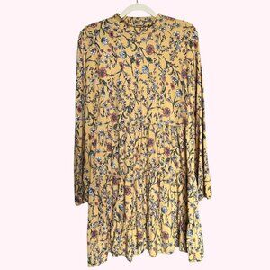 Floral Long Sleeve Mini Dress 🌸